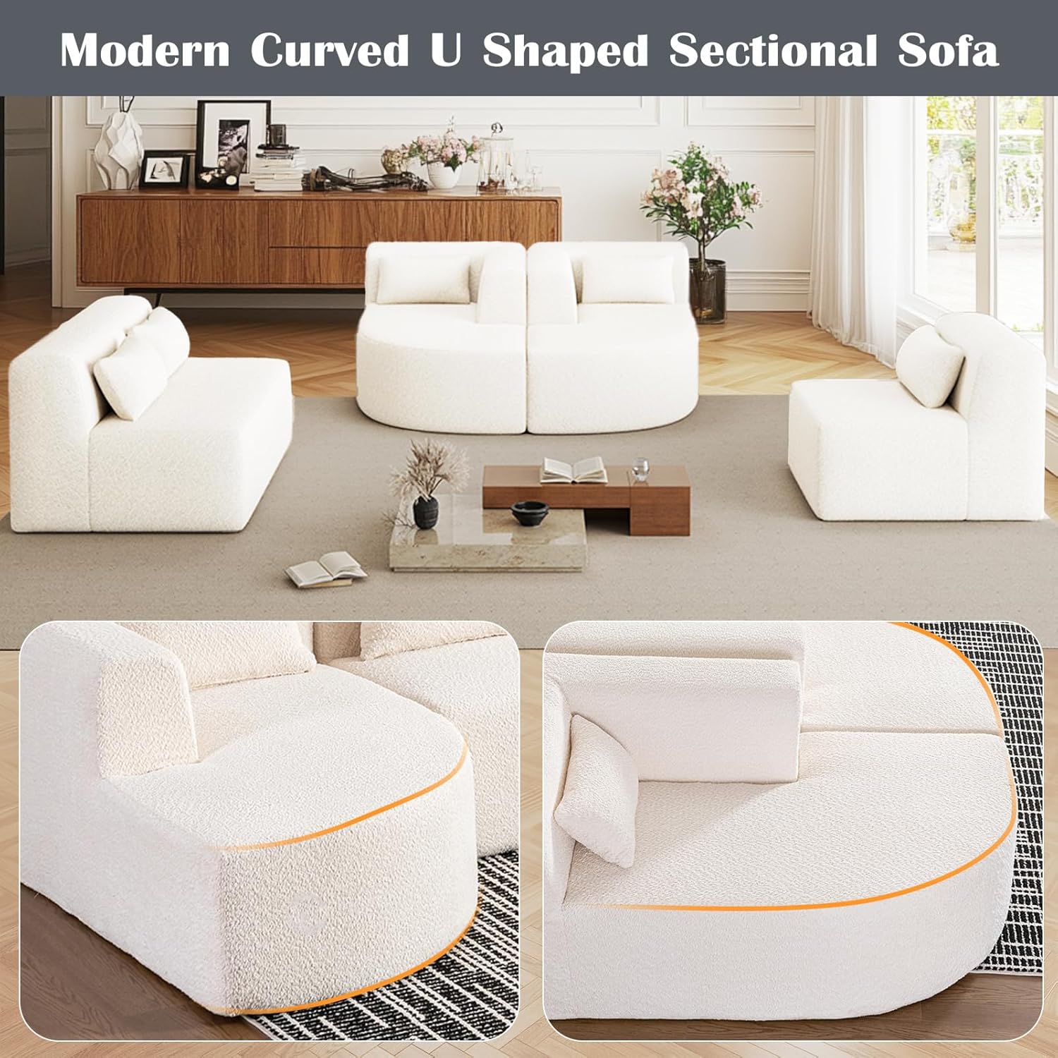 144 Sectional Couches for Living Room, Comfy Ghana | Ubuy